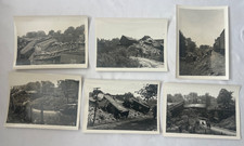 VINTAGE TRAIN WRECK BLACK AND WHITE PHOTOS LOT OF 6