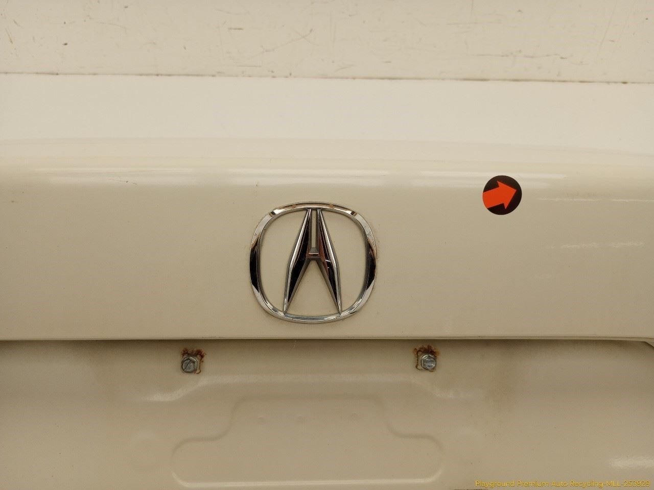 Acura TSX Rear Trunk Hatch Deck Lid Tailgate Liftgate White Fits 2006-2008 06 07