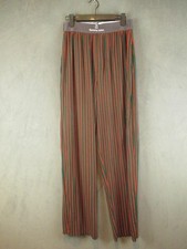 Tommy John Lounge Pants Mens Medium Green Red Striped Micro Modal Sleepwear