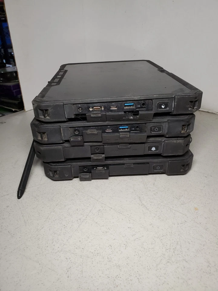 Lot of 4 Dell Latitude 12 Rugged 7202 11.6" M-5Y10c 4GB No SSD/OS! NO BOOT! #69 - Image 3 of 4