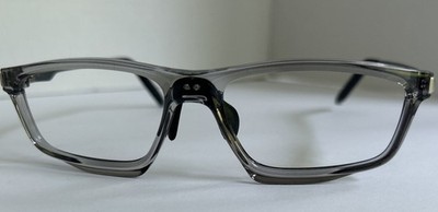Oakley Eyeglasses Frame Only TR90-81304-54 Pewter Rectangle Half Rim NO LENSES