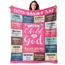 Christian Gifts for Women - Baptism Gifts for Girl - I Am A Child Of God Blan...