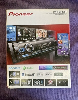 Pioneer MVH-S322BT Audio Media Receiver with Built-In Bluetooth *Open Box*