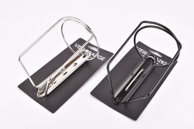 VeloOrange Mojave Water Bottle Cage, Silver and Black