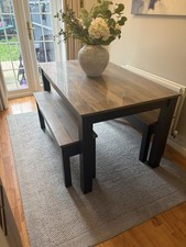 NEXT Grey Florence Border Wool Rug 140x200cm RRP £155