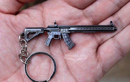 TOY 1/12 assault rifle MK47 keychainfull metal tactical keyring - Picture 2 of 3