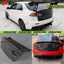 Forged/Carbon Fiber Rear Trunk Boot Lid Cover Fits Mitsubishi Lancer EVO 08-2015