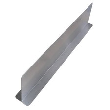 HUBERT Metal Case Dividers Shelf Dividers Stainless Steel T-Shape -25"L x 3"W x