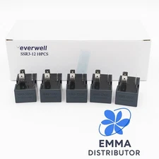 5 Pcs PTC Compressor Start Relay 3 Pin Capacity 1/2 hp 115V/ 50-60Hz