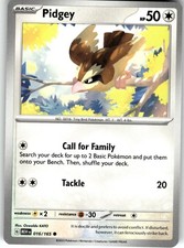 Pidgey Common SV: Scarlet & Violet 151 016/165 LP