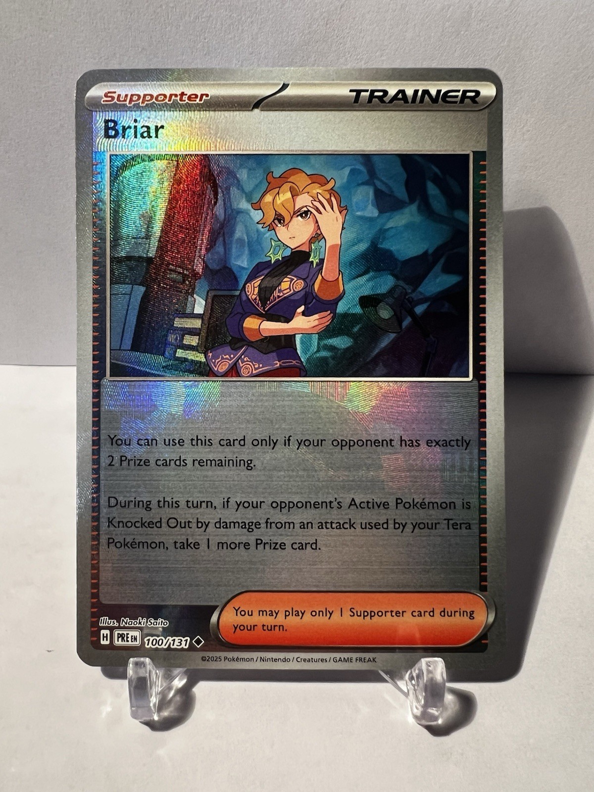 Briar Poke Ball Reverse Holo 100/131 Pokemon - Prismatic Evolutions NM