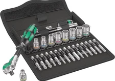 Wera 05004016001 8100 SB Zyklop Metric Speed Ratchet Set, 28 Piece, 1/4" Drive