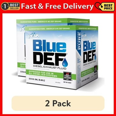 Diesel Exhaust Fluid 2.5 Gal Box (2-Pack) - for Diesel Vehicles with SCR Systems