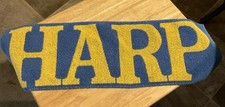 Vintage HARP Bar Towel 24x8  EUC