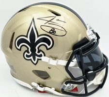 Jarvis Landry Auto Saints Gold Full Size Speed Authentic Helmet Beckett Witness