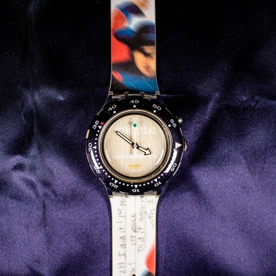 SWATCH LILLEHAMME ATLANTA 1996 Dan Jansen Olympic Special Loomi Art Wristwatch