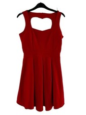 Ladies Miss One Evening/Party Red Sleeveless Dress, Size S/8 UK