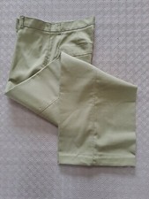 1970s Ladies St Michaels Ecole Militaire Straight Wide Leg Trousers W 30" L28"