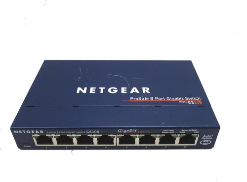 NETGEAR ProSafe8 Ports Gigabit Ethernet Unmanaged Desktop switch model GS108 (B) - Picture 2 of 5