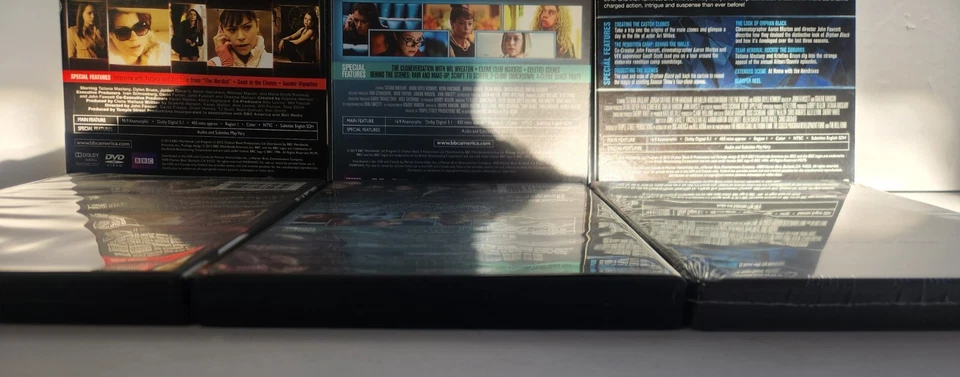 ORPHAN BLACK DVD COLLECTION SEASONS 1 2 3 TATIANA MASLANY BBC THRILLER S3 SEALED - Image 3 of 3