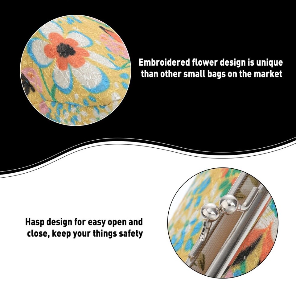 Embroidered Handbag Women Purse Purse Girls Flower Bag Chinese Purse Small Purse eBay