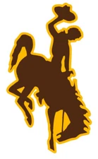 University Of Wyoming Cowboys Logo - Die Cut All Weather Vinyl Sticker/Decal