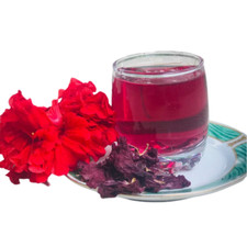 HIBISCUS FLOWERS dried Loose Leaf Herbal Tea 100 Pure Premium Quality 8g