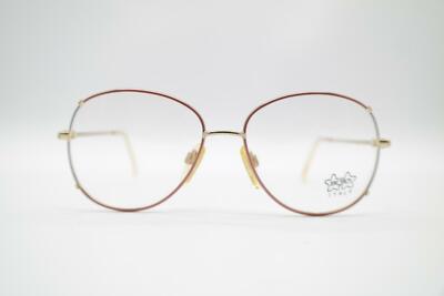 Lunettes Vintage Luxottica 2079 - Monture Or Ovale, Cuivre Bleu Or - Neuf Sans étiquette !