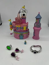 Vintage 1995 Trendmasters Starcastle Pink Jewelry Castle Set w/ Accessories