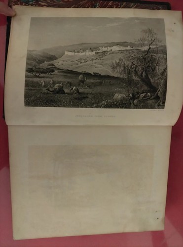 1883 PICTURESQUE PALESTINE Sinai Egypt Vol. I Gold Folio Antique Book Vintage - Picture 5 of 22