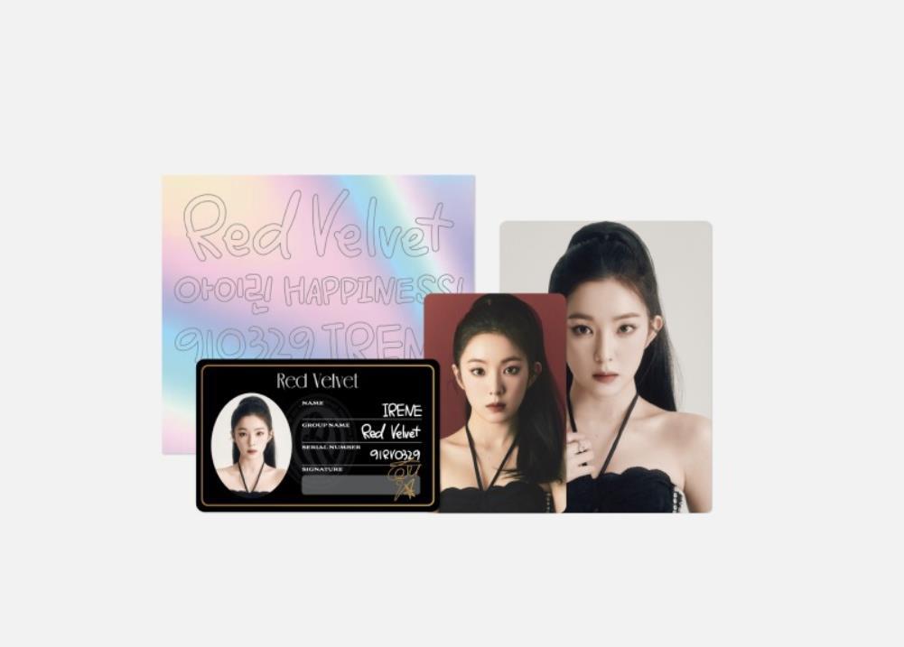 RED VELVET 4th Concert : R to V OFFICIAL MD ID CARD + DECO STICKER