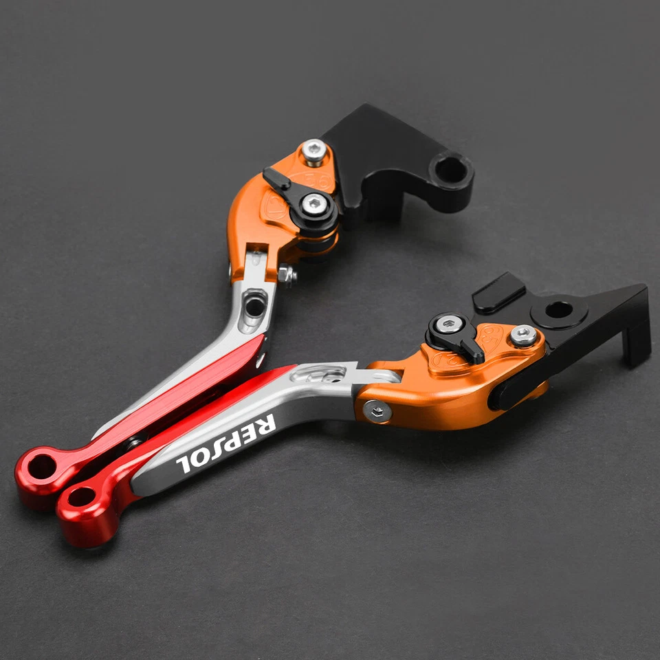 Brake Clutch Levers For HONDA 600RR 1000RR 03-21 REPSOL Folding Extendable - Image 2 of 4