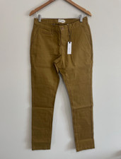 Taylor Stitch The Slim Chino Pants Democratic Foundation Size 31 Organic Khaki