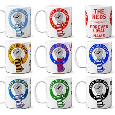 Personalised Football Mug Keep the Faith Cup Birthday Fathers Day Gift KTF
