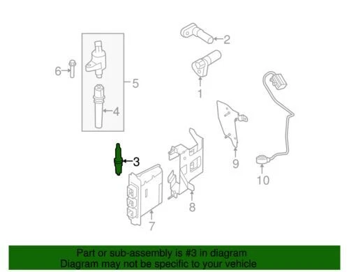 Ford 2009-2019 E-350 E-350 Super Duty 6.8L genuíno. Vela de ignição base AGSF-22F1- - Imagem 2 de 2