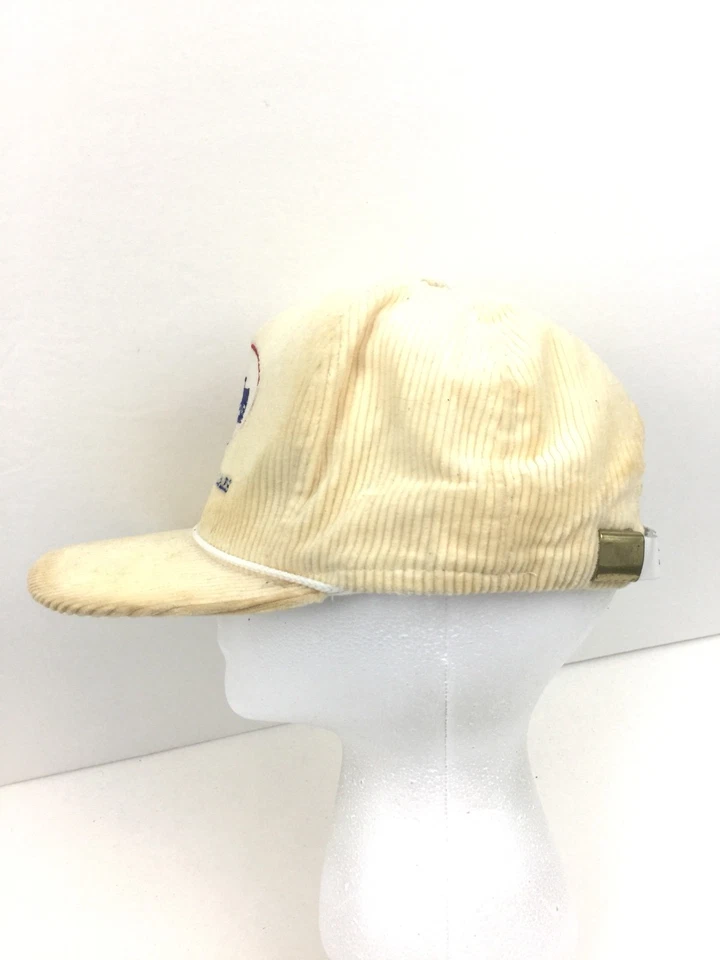 Sombrero de panadero vintage gorra logotipo de empresa cuerda celebrando 70 años camionero Foto 3 de 4