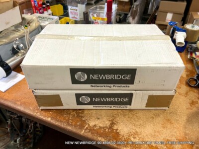 NEW NEWBRIDGE 90-4698-02 3600+ PRI COAX DIST PANEL FREE SHIPPING
