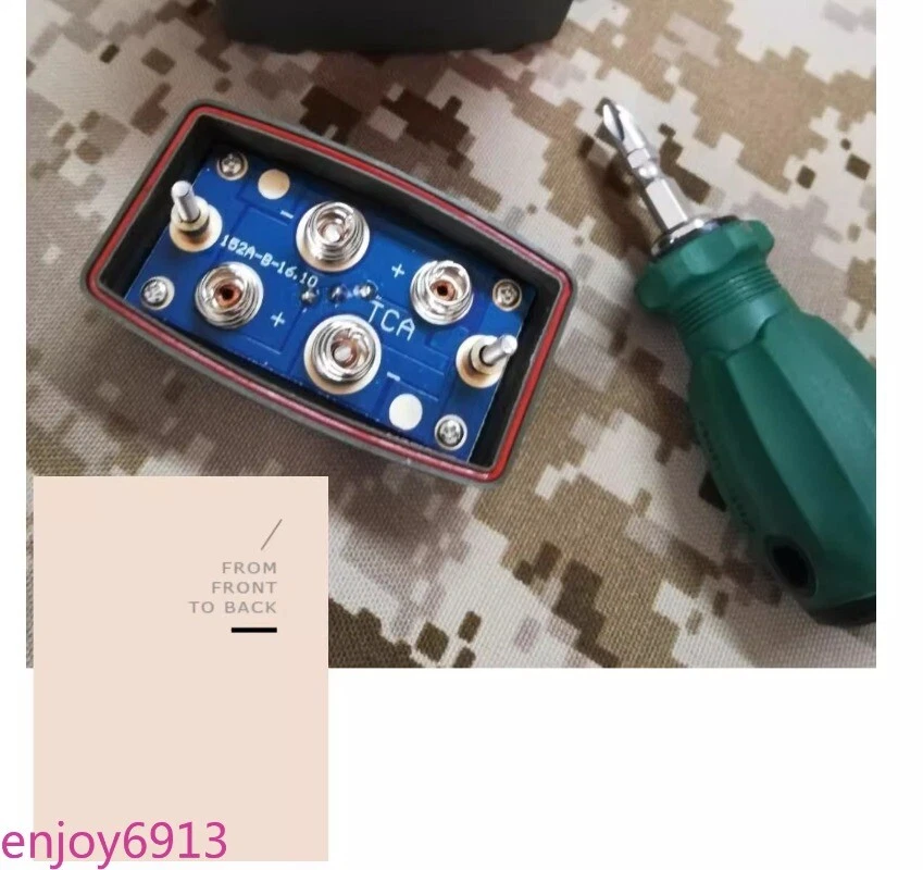 Estuche de batería TCA PRC 152A sin batería caja verde para radio TCA AN/PRC-152A nuevo 1 pieza Foto 2 de 4