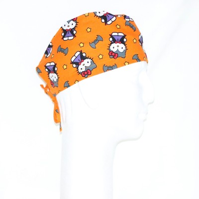 Hello Kitty Halloween Theme Scrub Hat 