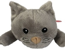 Melissa and Doug Gray Cat Kitten Kitty Plush W/White Belly Stuffed Animal 8  -PB1