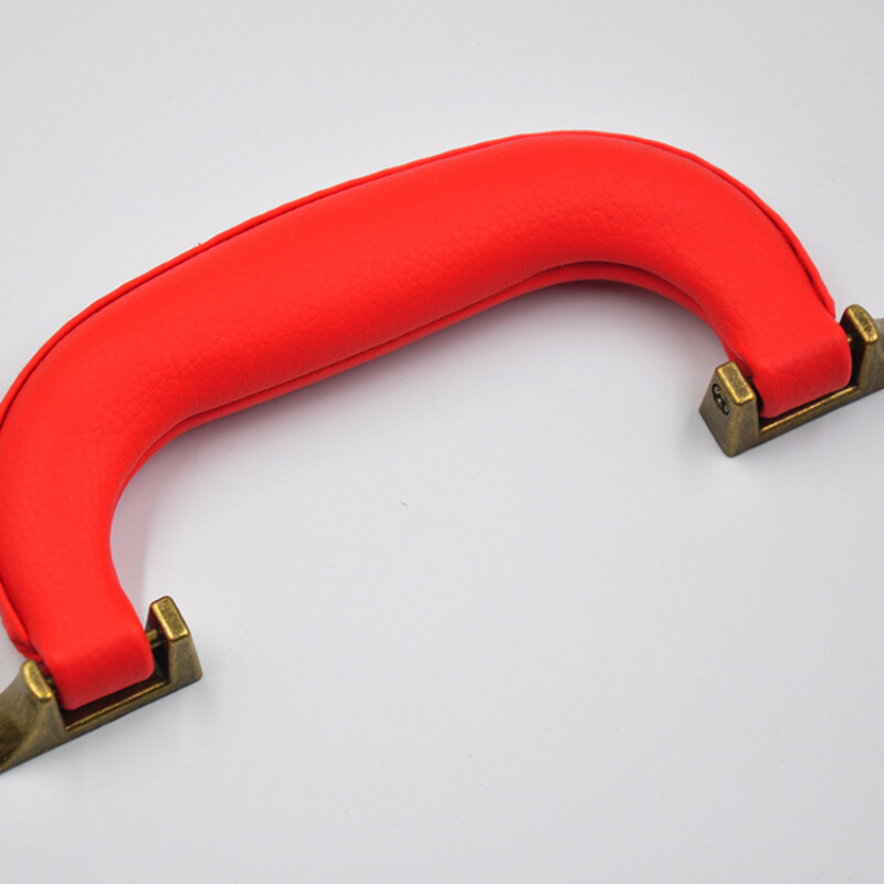 1X Faux Leather Luggage Handle for Handbag Wine Box Toolbox Trolley