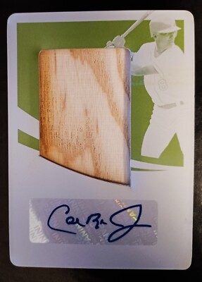 CAL RIPKEN JR-2021 Immaculate (#1/1) Printing-Plate JUMBO BAT/AUTO/AUTOGRAPH