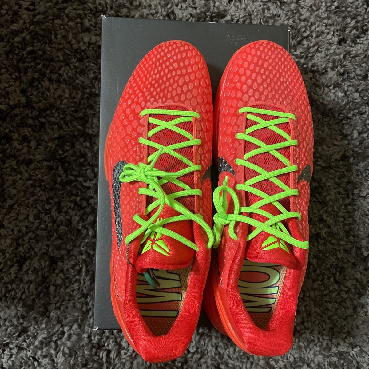 Reverse grinch size 15 Nike Kobe 6 Protro “Reverse Grinch” Size 8.5, 9, 9.5 | BNDS  main image 4