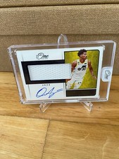 2023 Panini One and One BK Ochai Agbaji Rookie Patch on card autograph (RPA) /49