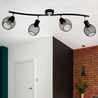 Decken Spot Leiste Licht-Schiene Wohn Ess Schlaf Zimmer KäFig Leuchte Lampe