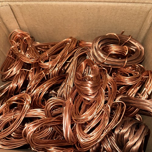 20 Lbs Scrap Clean Shiny Bare Bright Copper Wire 1 Metal Craft Melt