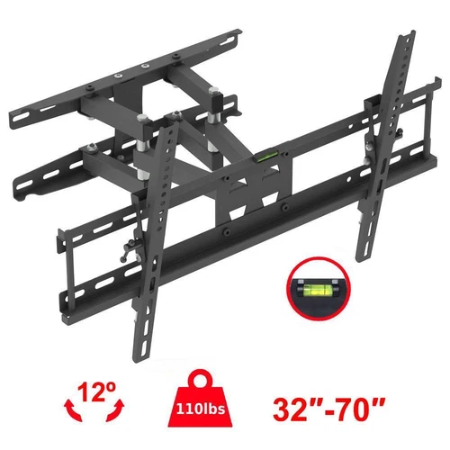 Articulating Full Motion TV Wall Mount Swivel Bracket 32 36 42 46 50 55 60 65 70