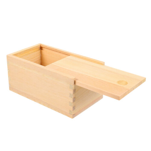  Caja de madera extensible maderas cofre del tesoro cajones joyería organizador - Imagen 1 de 12
