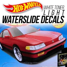 1/64 Scale HONDA CRX CR-X Head Tail Light WaterSlide Decal for Hot