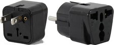 US to PERU Travel Adapter Plug Universal South America Type A  E C/F AC Pack 2
